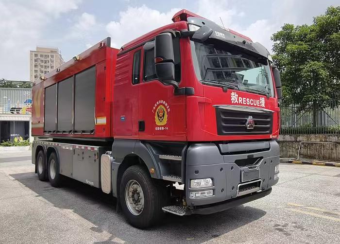LCG5230TXFZX110SI型自装卸式消防车